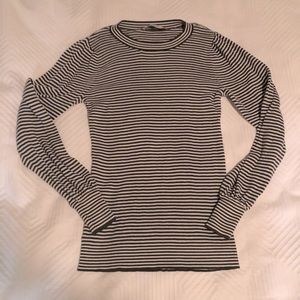 Ann Taylor Loft Stripe Crew Neck Sweater